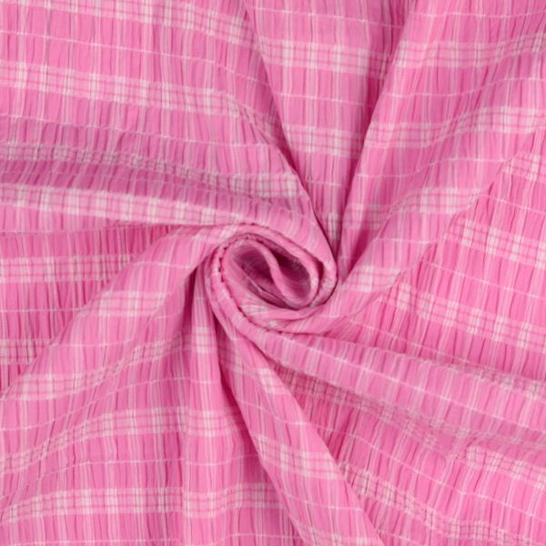 Seersucker Karo, pink